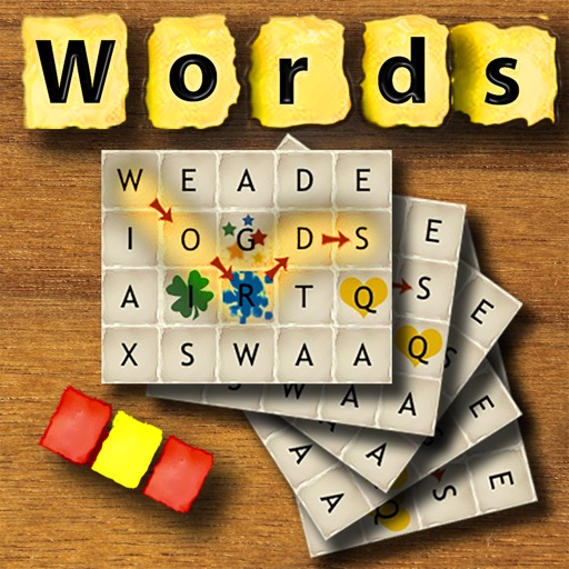 Words Spanish (Español) - The rotating letter word search puzzle board game Icon