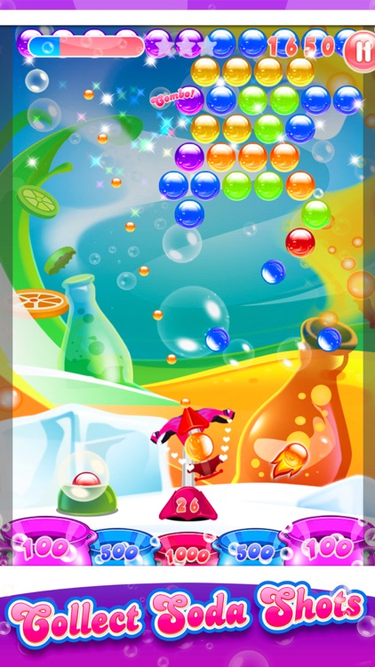 A Soda Pop Paradise Bubble Shooter Pro