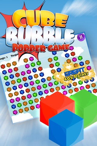 A Cube Bubble Popper Game: Pop Boom Bam screenshot 2