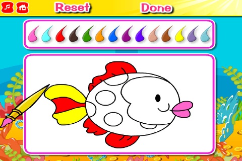 Aquarium Fish Coloring screenshot 4