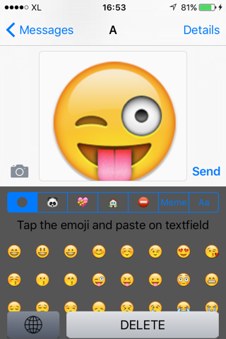 Big Emoji Keyboard - náhled