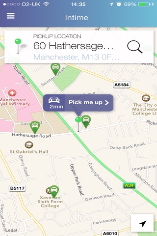 Intime Taxis screenshot 2