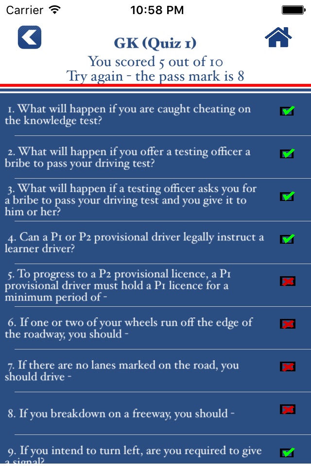 Australia Driver Knowledge Test : Car Driving Theory Questions screenshot 4