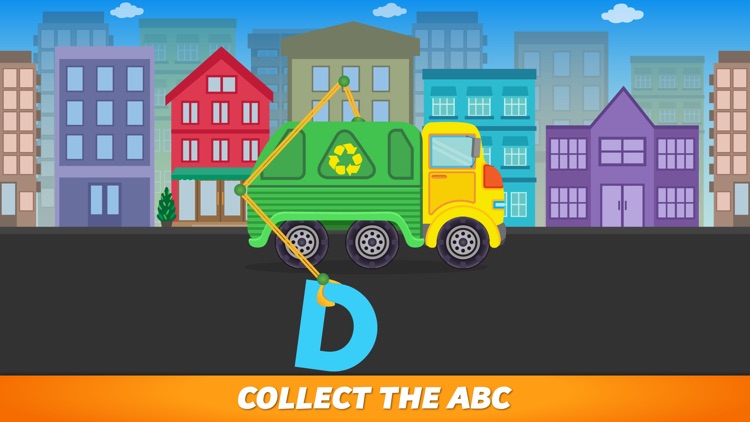 ABC Garbage Truck - an alphabet fun game for preschool kids learning ABCs and love Trucks and Things That Go screenshot-3