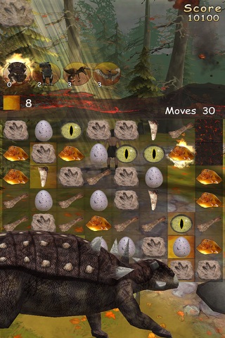 Jurassic Free Fall - Match 3 screenshot 4