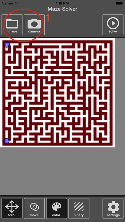 Maze Solver with Image Processing