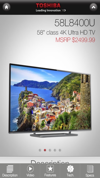 Toshiba TV Product Guide