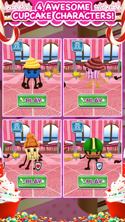 3D Cupcake Girly Girl Bakery Run Game FREE