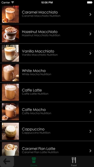 Nutrition Guide for Starbucks(圖3)-速報App