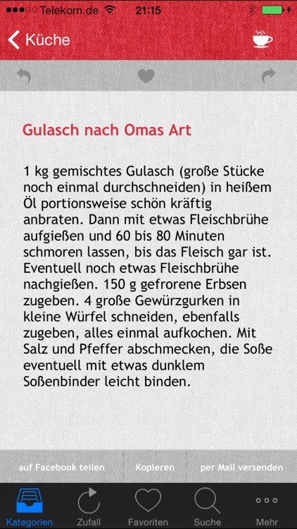 Aus Omas Trickkiste