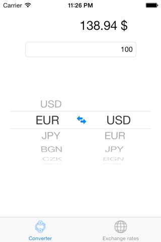 CleanCurrency - minimalistic currency converter screenshot 2