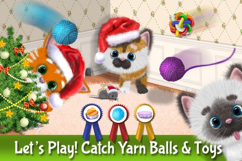 Dexter Penny & Cat Friends - Cute Kittens Play Under The Christmas Tree - Holiday Edition screenshot 4