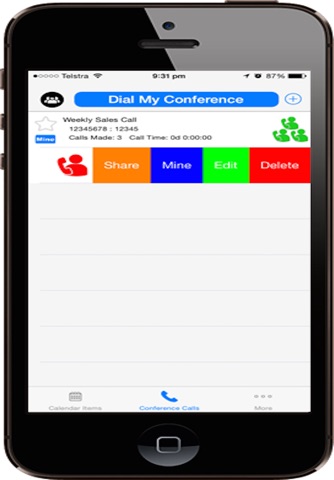 Conference Call Buddy screenshot 3