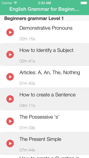 English Grammar for Beginners(圖1)-速報App