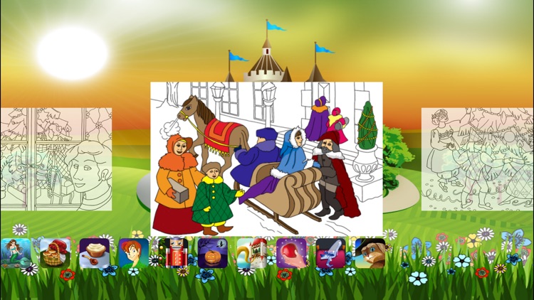 The Nutcracker and the Mouse King. Coloring book for children