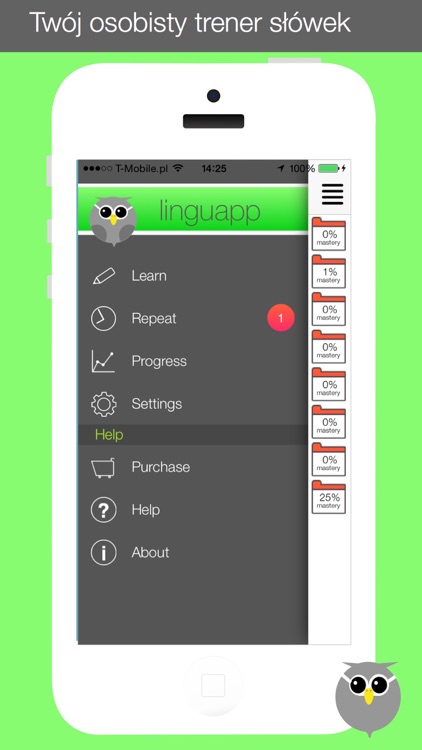 linguapp - Twój osobisty trener słówek screenshot-0
