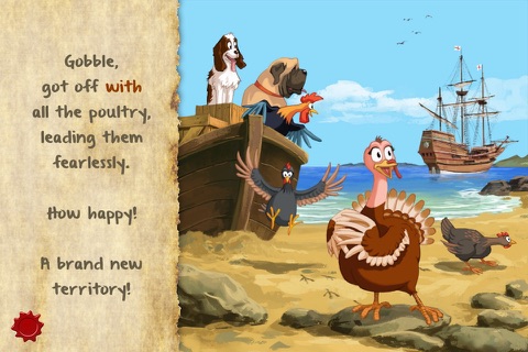 Thanksgiving Tale & Games - Gobble The Famous Turkey - eBook #1 screenshot 2