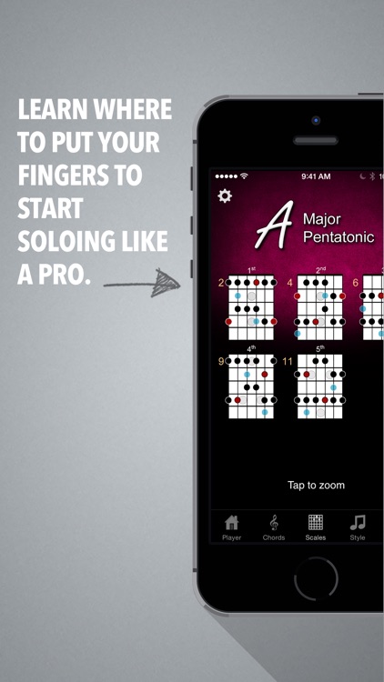 Guitar Jam Tracks - Scale Trainer & Practice Buddy