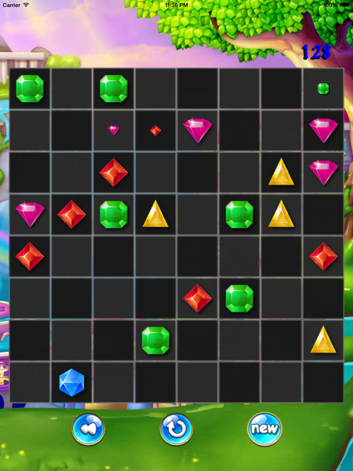 Line up Ball and Jewel