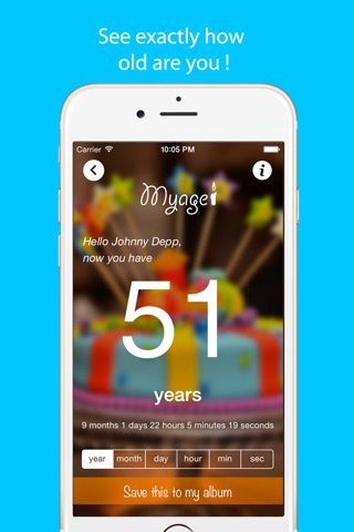 MyAge App Calculate your age screenshot 2