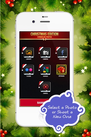 Corner My Photos Christmas Edition - Add Holiday Themed Photo Corners To Your Xmas Pictures screenshot 2