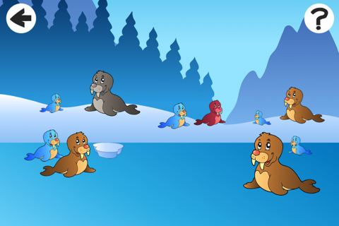 A Winter Game for Children: Learn and Play with Animals of the Far North screenshot 2
