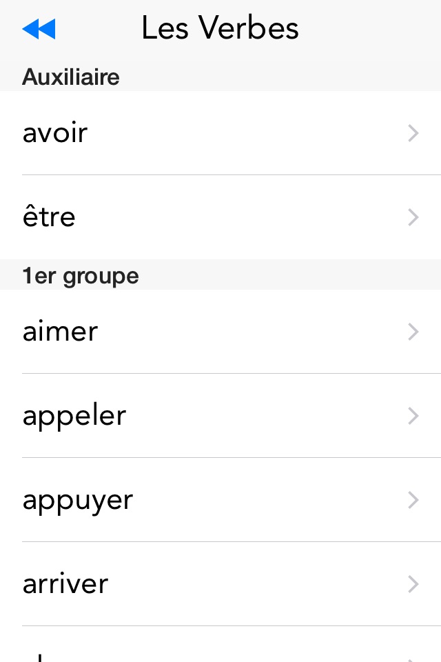 Les Conjugaisons Françaises: The Basics screenshot 2