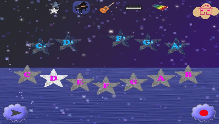 123 Piano Shiny Stars - Best Way To Start Play The Piano For Kids HD