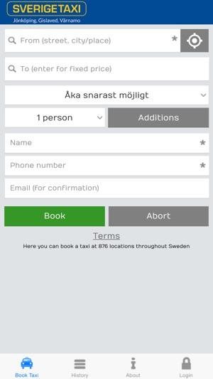 Sverigetaxi Jönköping(圖1)-速報App