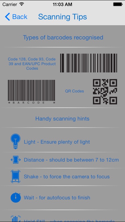 Tri Alliance Barcode App