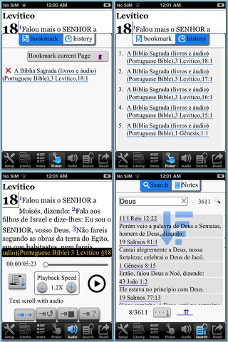 A Bíblia Sagrada (livros e áudio)(Portuguese Bible) screenshot 2