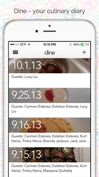 How to cancel & delete Dine - your culinary diary from iphone & ipad 2