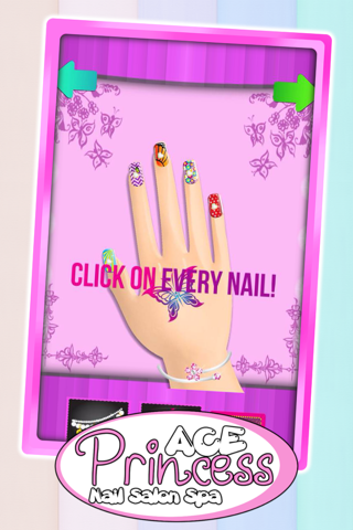 Ace Princess Nail Salon Spa - Dress up game for girls free screenshot 4