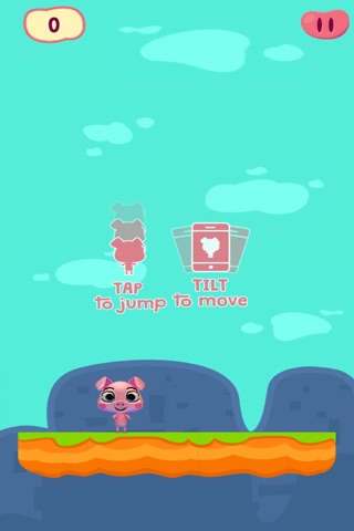 Piggy Jump › Hungry Piglet Endless Jumping Adventure screenshot 2