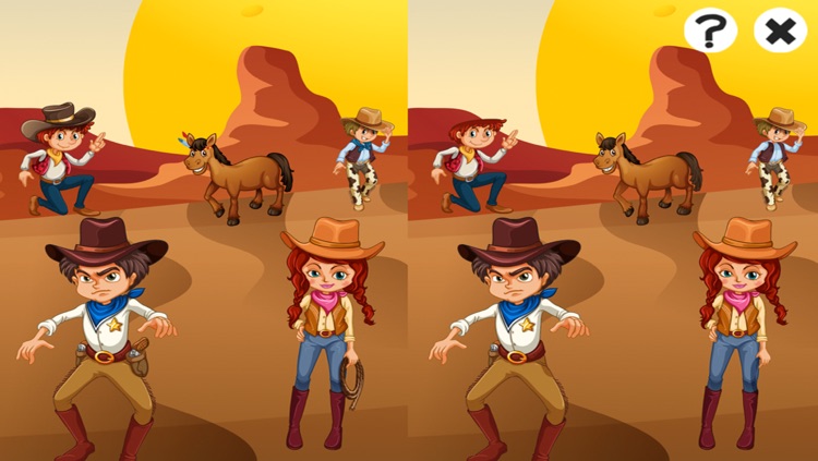 A Cowboys & Indians Learning Game for Children: Learn about the Wild West