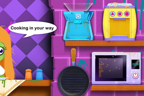 Zombie Kitchen Monster - Cake and Ice Cream Maker games for preschool boy & girls Free screenshot 2