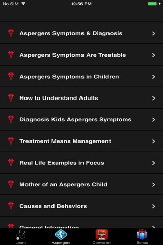 Aspergers Symptoms - General Information screenshot 2