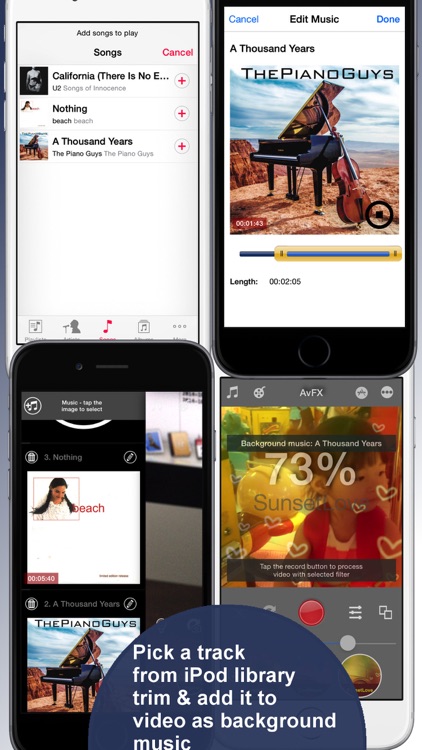 AvFX - awesome video effect, editor & background music edit for Instagram, Facebook, Youtube, Vine screenshot-3