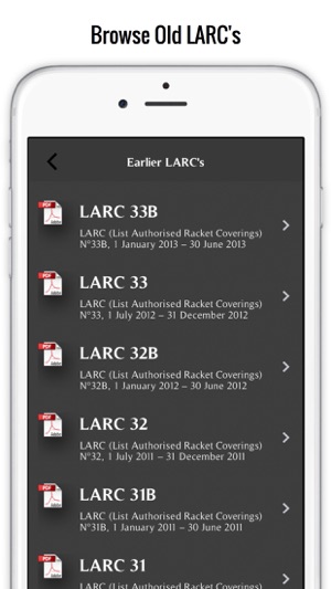 List Racket Coverings - LARC(圖4)-速報App