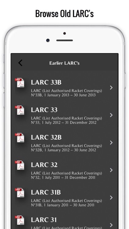 List Racket Coverings - LARC screenshot-3