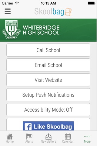 Whitebridge High School - Skoolbag screenshot 4