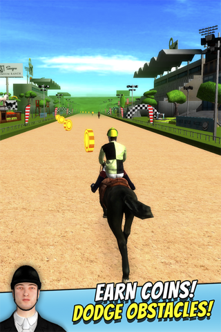 Horse Trail Riding Free - 3D Horseracing Jumping Simulation Game screenshot 2