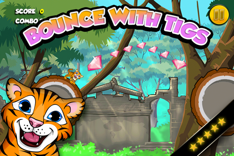 Baby Tiger Tigs - Little Jungle Zoo Pet Cub Tap and Bounce Story Pro screenshot 4