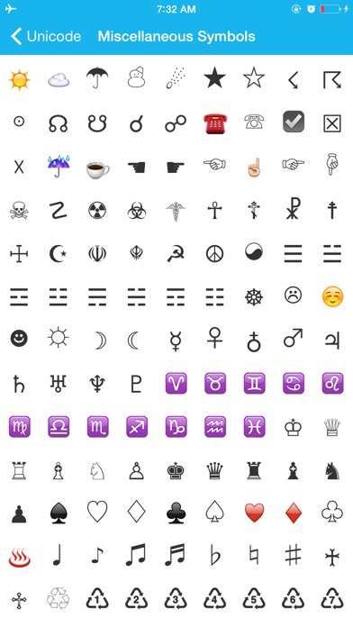 Unicode Character Map Screenshot 1