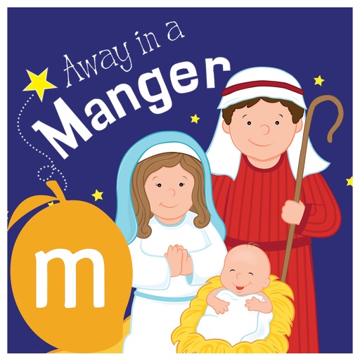 Away In A Manger by Twin Sisters - Read along interactive Christmas eBook in English for children with puzzles and learning games icon