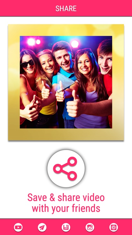 Video Maker Pro - Create beautiful video square slide show with your photo and image screenshot-4
