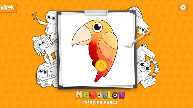 Memollow Coloring Pages for Kids(圖1)-速報App