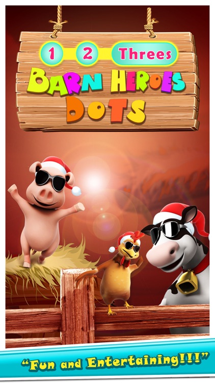 1 2 Threes Barn Heroes Dots : Family Crazy Fun Off Day on the Farm