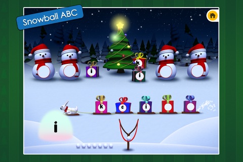 Icky Snow Ball Attack - Phonics & Vowels - Christmas Edition screenshot 4