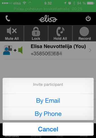 Elisa Meeting screenshot 2